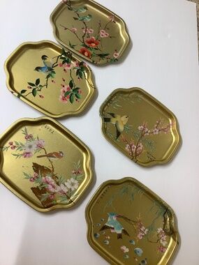 🔥 Elite Trays Asian Birds Floral Design